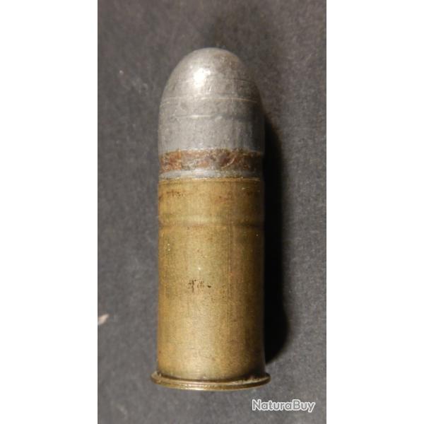 01 - Rare - Tr�s ancienne cartouche .476 Enfield sertissage circulaire