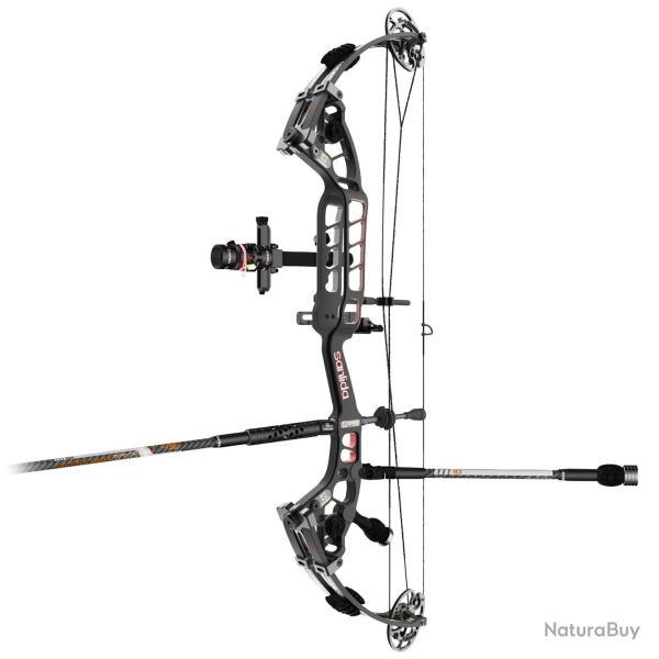 SANLIDA - Kit Arc � Poulies HERO 10 III 37" 30-40 # PURPLE 28.5"-31.5"