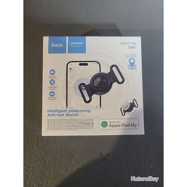 NEUF - TRACEUR HOCO TAG E91C POUR COLLIER CHIEN - APPLE LOCALISER