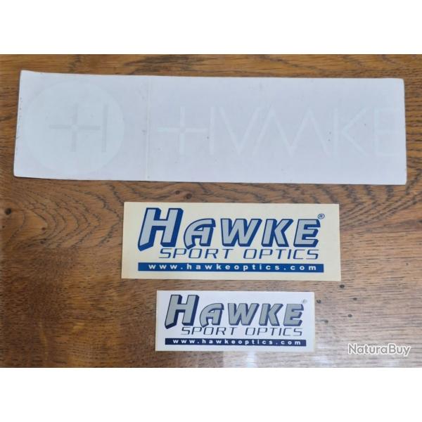 Lot d'autocollants chasse , optique , HAWKE