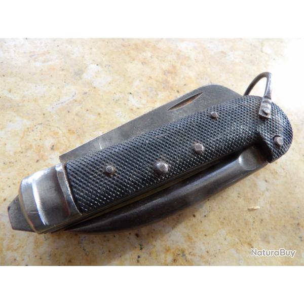 Couteau marine Italienne Type GB British  lame �pissoire ouvre boite marin Visconti Canzo Italie