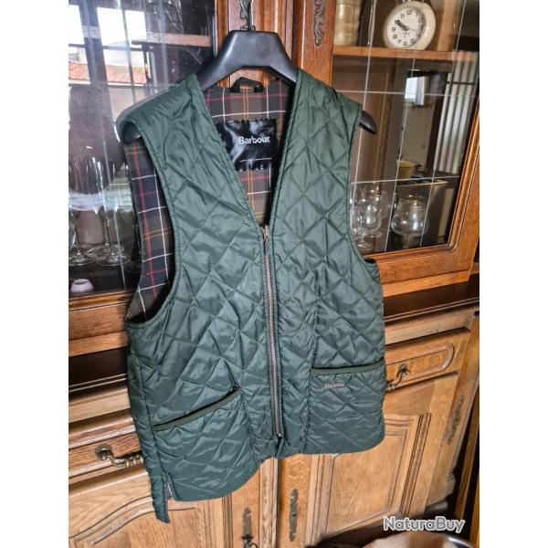 Gilet matelasse BARBOUR Vert  T 38 (S) pour doublure  veste Bedale, Beaufort, Morland etc