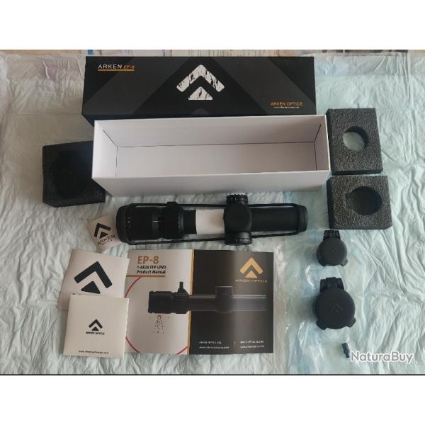 Arken EP8 1-8x28 LPVO FFP - Tube 34mm  neuve facture