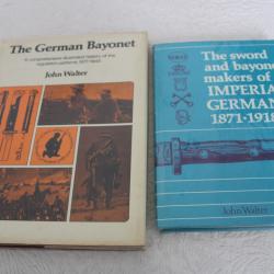 Lot 2 livres baionnettes et marquages allemand