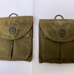 paire de pochettes USM1 reconditionn&eacute;es par l'arm&eacute;e Fran&ccedil;aise (anneau)