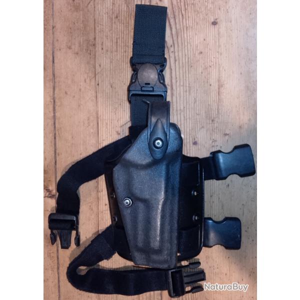 Holster MAS G1 + plaque de cuisse Safariland