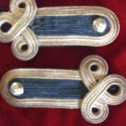 Paire d'&eacute;paulettes de  Brigadier de Gendarmerie . ( collection .)