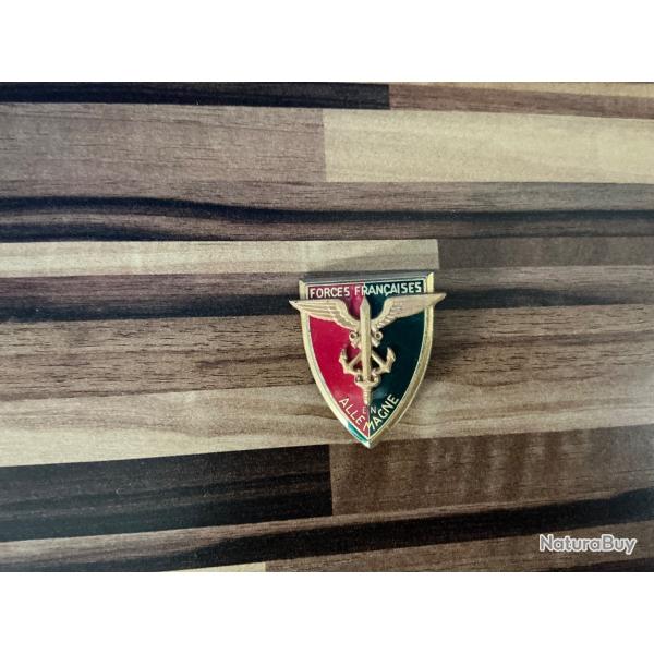 Insigne Militaire FFA (Forces Fran�aises en Allemagne) - Drago Paris G.2108 - Variante �pingle