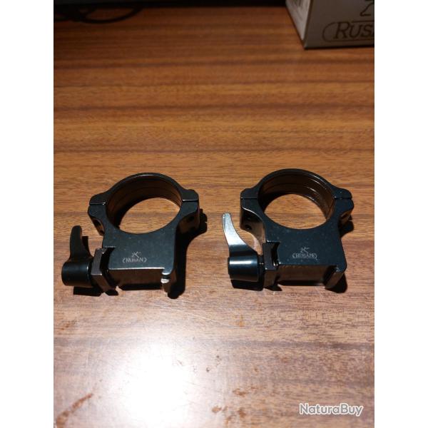 Colliers Rusan pour CZ550-CZ600 diam 30mm BH16mm