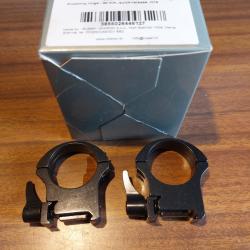 Colliers Rusan pour Rail au standard picatinny - Diam 30mm - BH15mm