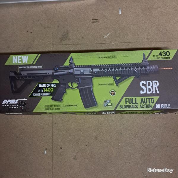 DPMS  AR15/ M4 Sbr Full Auto -bb 4,5