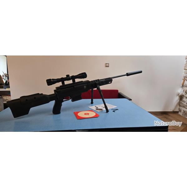 Carabine Black OPS Sniper Tactical 4,5mm 19.9 Joules