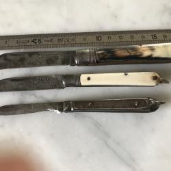 LOT ANCIEN COUTEAUX DE POCHE