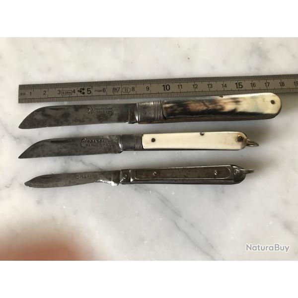 LOT ANCIEN COUTEAUX DE POCHE