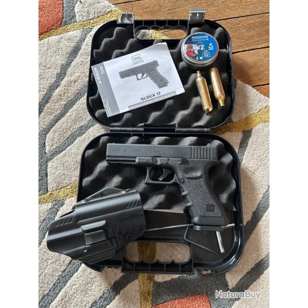 PISTOLET GLOCK 17 CAL. 4.5 PB ET BBS 3J