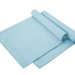 Serviettes de sport 2 pc Bleu 140 x 70 cm