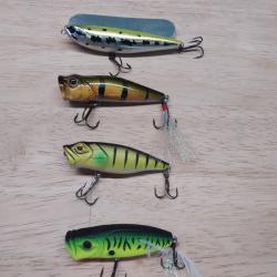 Lot leurre surface popper