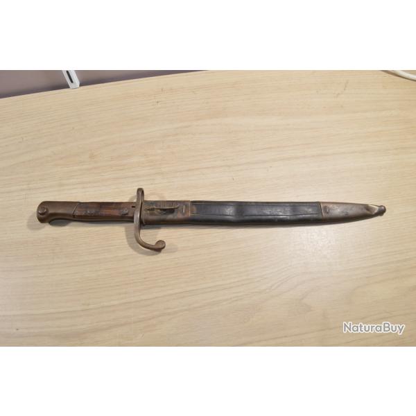 Baionnette br�silienne Mod�le 1908 Indo Alger 151 R�giment L�gion Export lame avec marquage