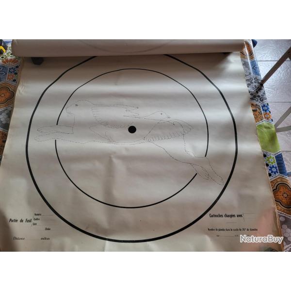 Lot 25  grande cibles 90x90