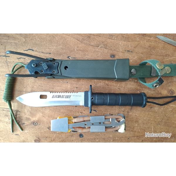 Survival EXPLORA KIT KNIFE, complet et neuf d'ancien stock, COLLECTOR !!