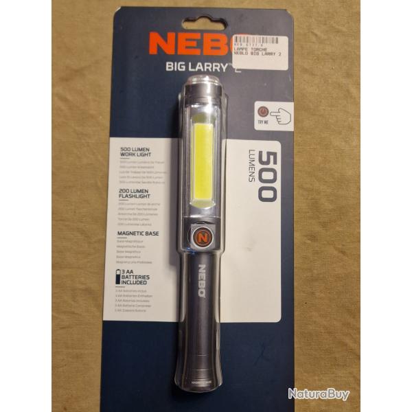 Lampe NEBO Big Larry 2 500 lumens - HILMAR SUPER DESTOCK !!!
