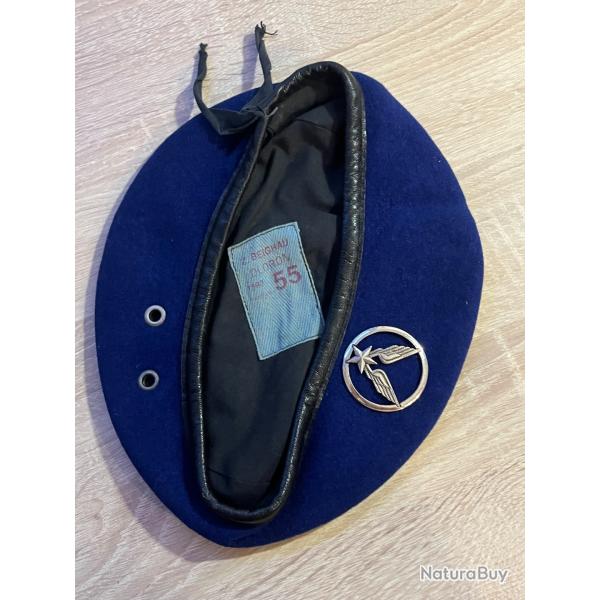 B�ret Militaire ALAT Bleu Roi / Cobalt - Z. Beighau /Oloron