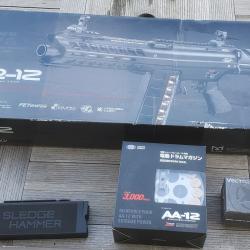 R&eacute;plique fusil SGR-12 Tokyo Marui AEG + accessoires