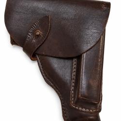 &Eacute;tui en cuir pour pistolet Makarov PM - Origine russe probable - &Eacute;tat neuf - Militaria