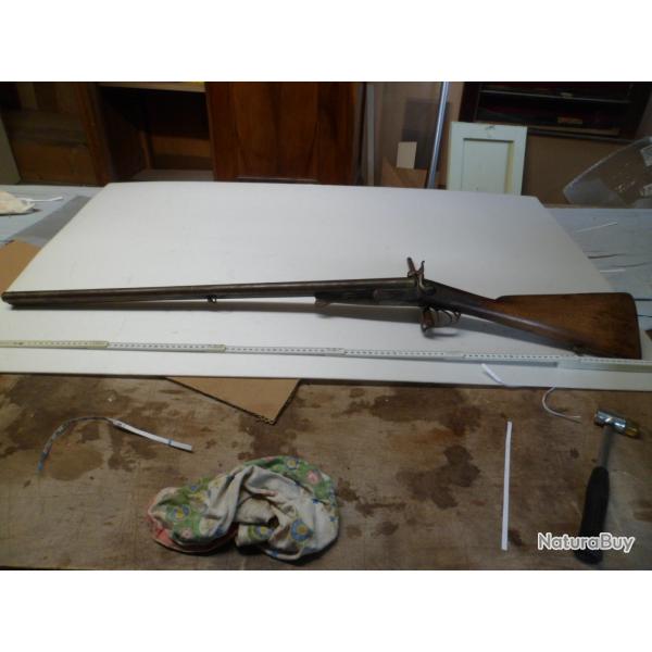 FUSIL DE CHASSE A BROCHE CALIBRE 16 TYPE LEFAUCHEUX
