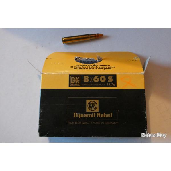 BALLES  RWS DK 8 X 60 S  ( port compris)