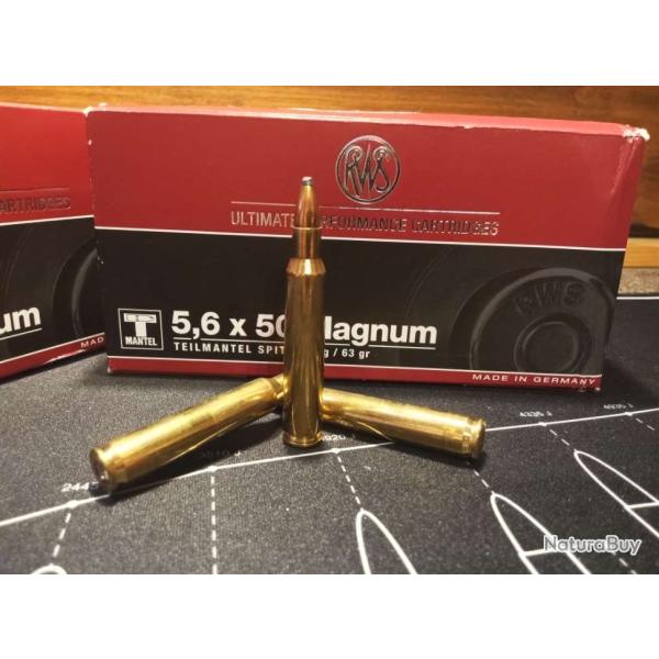 5.6x50 Magnum 3 boites