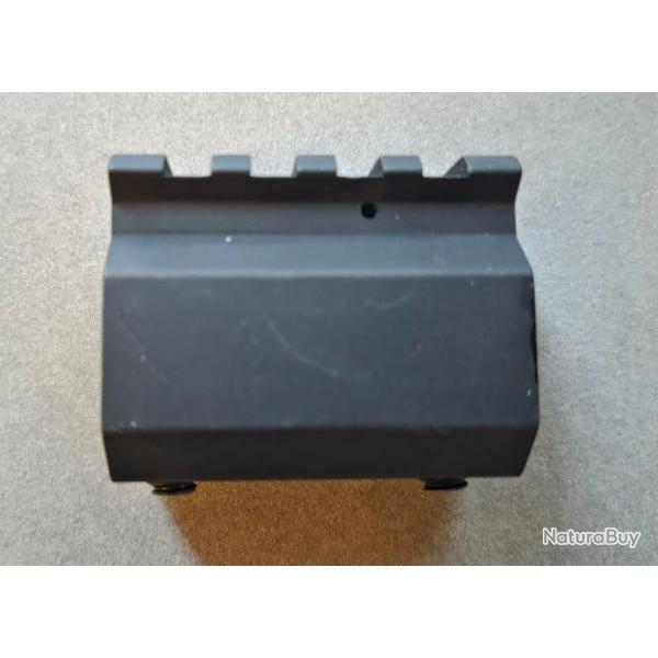 Emprunt de gaz alu avec rail picatinny pour AR15 DIAM .750