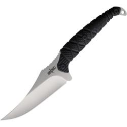 Couteau Fixe S-TEC T25150SL Lame Acier Inox Manche Synth&eacute;tique Noir &Eacute;tui Kydex STT25150SL
