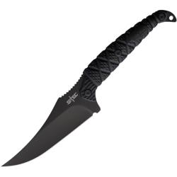 Couteau Fixe S-TEC T25150BK Lame Acier Inox Manche Synth&eacute;tique Noir &Eacute;tui Kydex STT25150BK