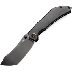 Couteau Pliant Kansept Tipper Lame Acier S35VN Manche Titane Noir Framelock K1079A5
