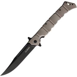 Couteau Cold Steel Large Luzon Lame Acier 8Cr13MoV Manche GFN Dark Earth Linerlock CS20NQXDEBK