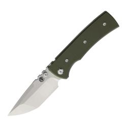 Couteau Pliant Chaves Redencion 229 Tanto Lame Acier Elmax Manche G10 Vert OD Linerlock CHAV14549
