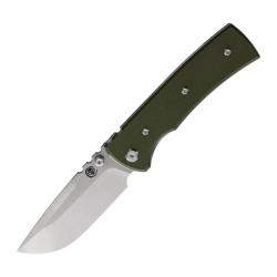 Couteau Pliant Chaves Redencion 229 Drop Point Lame Acier Elmax Manche G10 Vert OD CHAV14548