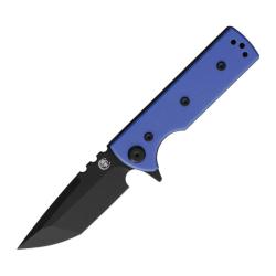 Couteau Pliant Chaves T.A.K. Redencion Tanto Lame Acier Elmax Noire Manche G10 Bleu CHAV14545