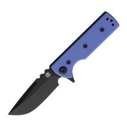 Couteau Chaves T.A.K. Redencion Drop Point Lame Acier Elmax Noire Manche G10 Bleu CHAV14544