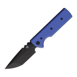 Couteau Pliant Chaves NTAK Redencion Tanto Lame Acier Elmax Noire Manche G10 Bleu CHAV14541