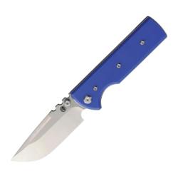 Couteau Pliant Chaves NTAK Redencion Drop Point Lame Acier Elmax Manche G10 Bleu Linerlock CHAV14538