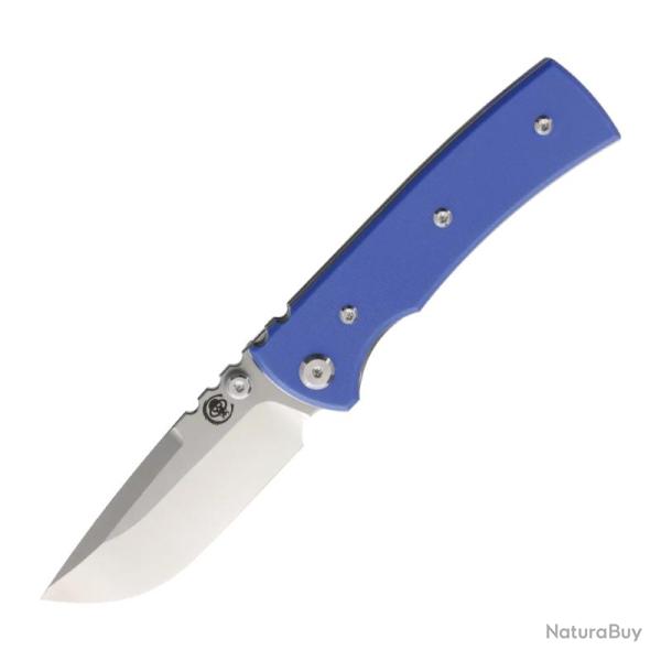 Couteau Pliant Chaves Redencion Street Drop Point Lame Acier Elmax Manche G10 Bleu CHAV14526