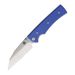 Couteau Pliant Chaves Sangre 229 Wharncliffe Lame Acier Elmax Manche G10 Bleu Linerlock CHAV14522