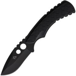 Couteau Fixe Mantis Seymour Lame Acier 420HC Manche Caoutchouc Noir &Eacute;tui Rigide MANTA2