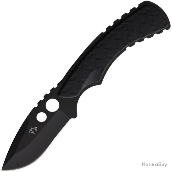 Couteau Fixe Mantis Seymour Lame Acier 420HC Manche Caoutchouc Noir �tui Rigide MANTA2