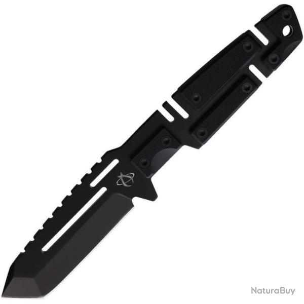 Couteau Fixe Mantis Chaos 1 Lame Acier 420HC Manche G10 Noir �tui Nylon MANF4HC