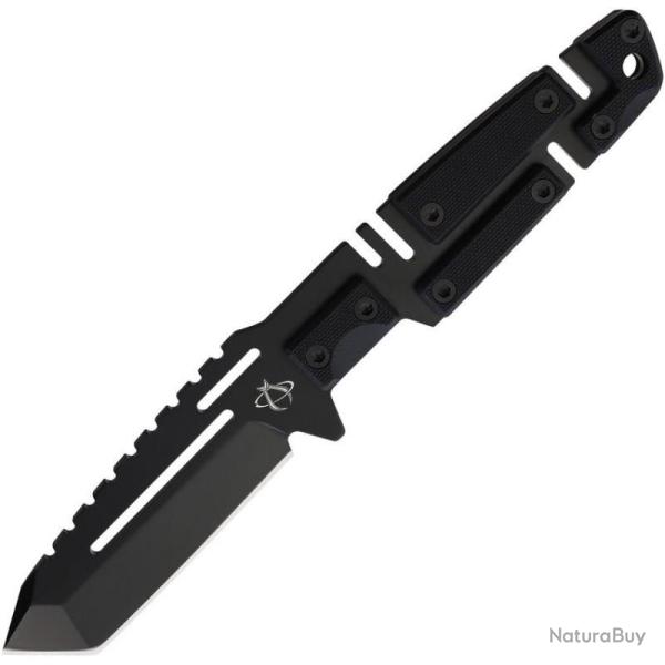 Couteau Fixe Mantis Chaos 2 Lame Acier 154CM Manche G10 Noir �tui Nylon MANF4CM
