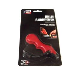 Aff&ucirc;teur AccuSharp Knife Sharpener Carbure Diamant&eacute; Manche ABS Rouge Made In USA AS1002C