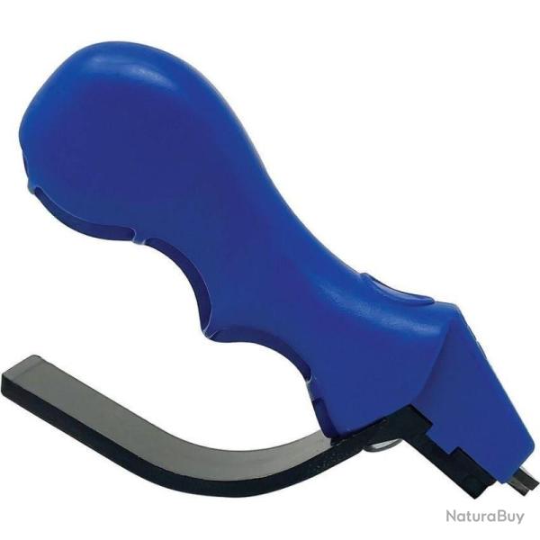 Aff�teur AccuSharp Knife & Scissors Sharpener Carbure Diamant� Manche ABS Bleu Made In USA AS1001C
